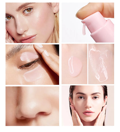 Nuevo Suero de gotas de rocío de niacinamida que brilla en sandía, crema de imprimación de maquillaje, suero Facial ligero y brillo líquido de imprimación