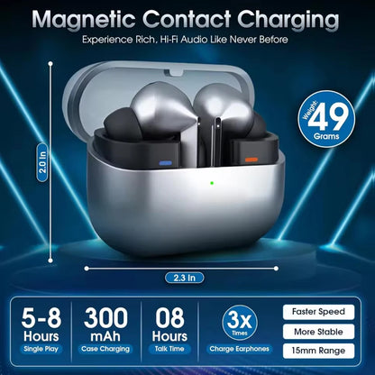 Audífonos Inalámbricos Bluetooth Upgrade Pro Buds 3 Pro con Reducción de Ruido, Carga Inalámbrica, Sonido HIFI, Auriculares Deportivos TWS