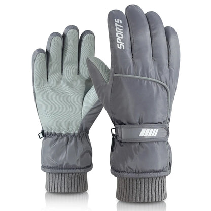 Guantes de esquí cálidos de invierno profesionales para hombres y mujeres, guantes cálidos para la nieve, guantes impermeables para motocicleta, pantalla táctil Smile 506.