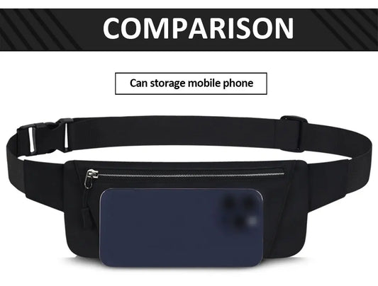 Running Waist Pack, Sport Belt Bag, Cell Phone Pouch, Lightweight Fanny Pack for Men and Women, Gym Sport Bag, Waist Pouch with Adjustable Strap